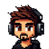 pixilated child